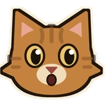 Émote du chat, surpris